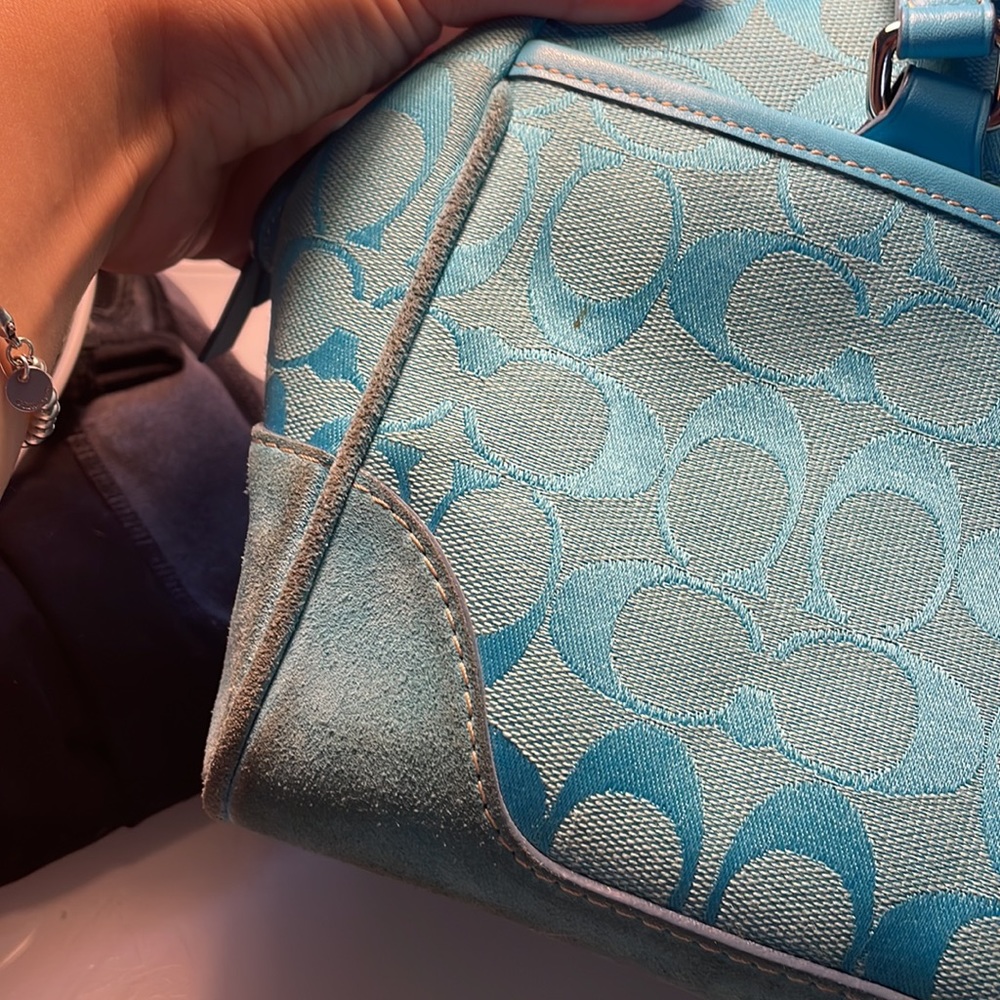 Coach Limited Edition Baby Blue Bag Gem